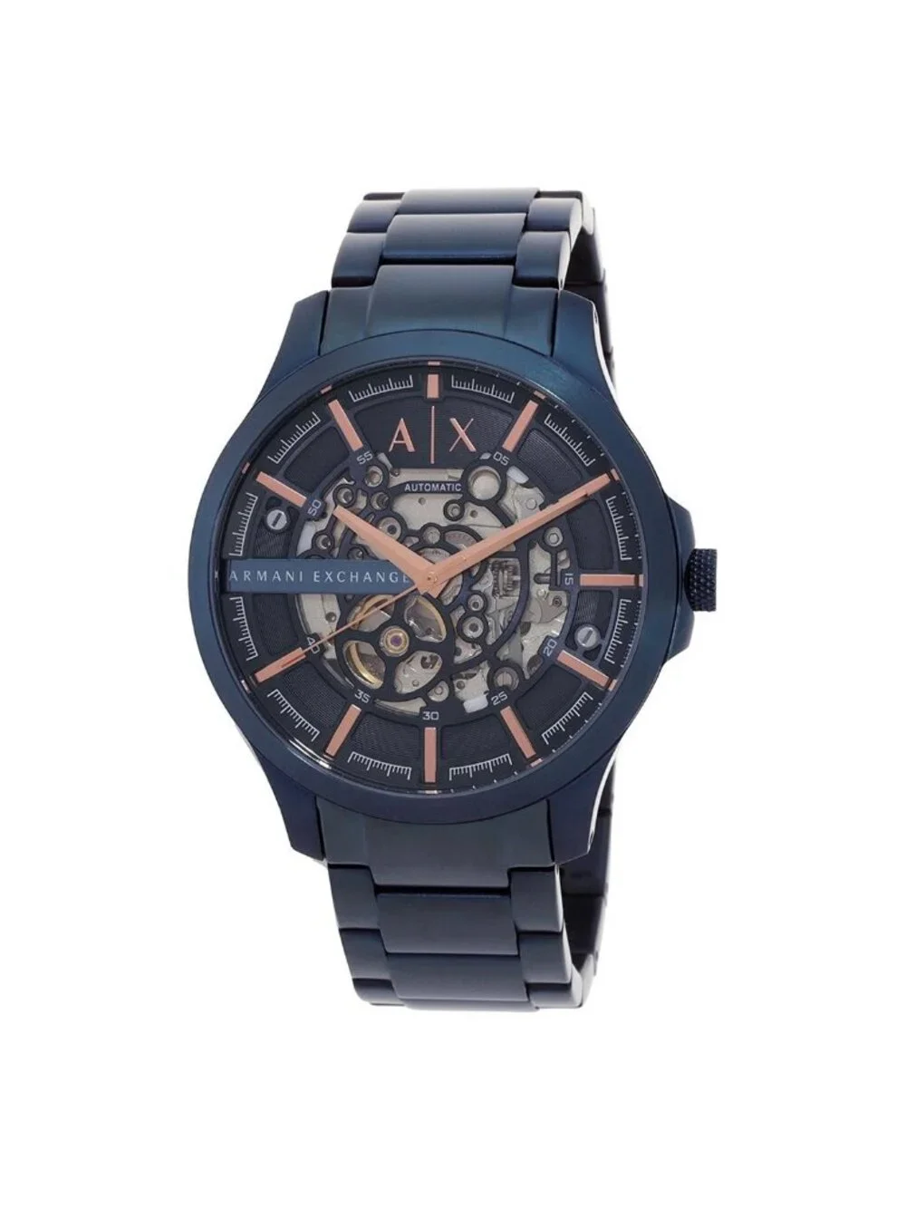 NWT Armani Exchange Automatic Blue Dial Men's Watch